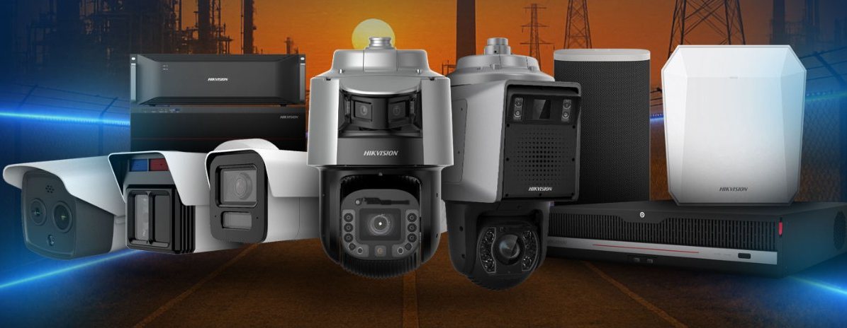 Cámaras PTZ, cámaras bullet y grabadores para protección perimetral de una nave